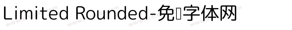 Limited Rounded字体转换